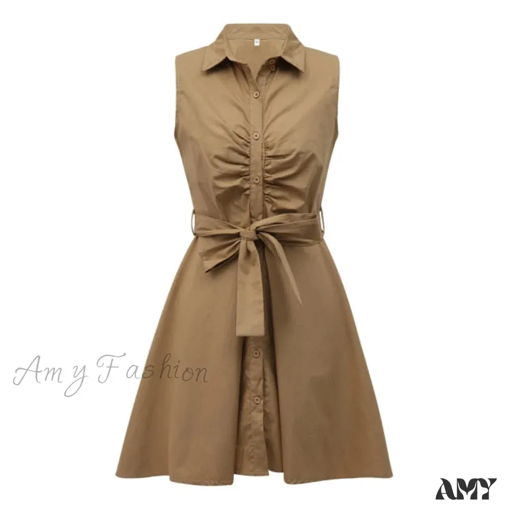 Amy Fashion - Casual Bandage A-line Sexy Party Vestidos Mini Dresses