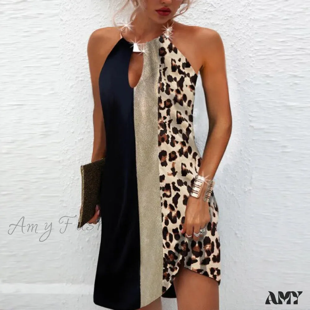 Amy Fashion - Elegant Backless Sleeveless Dress