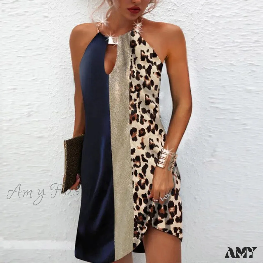 Amy Fashion - Elegant Backless Sleeveless Dress