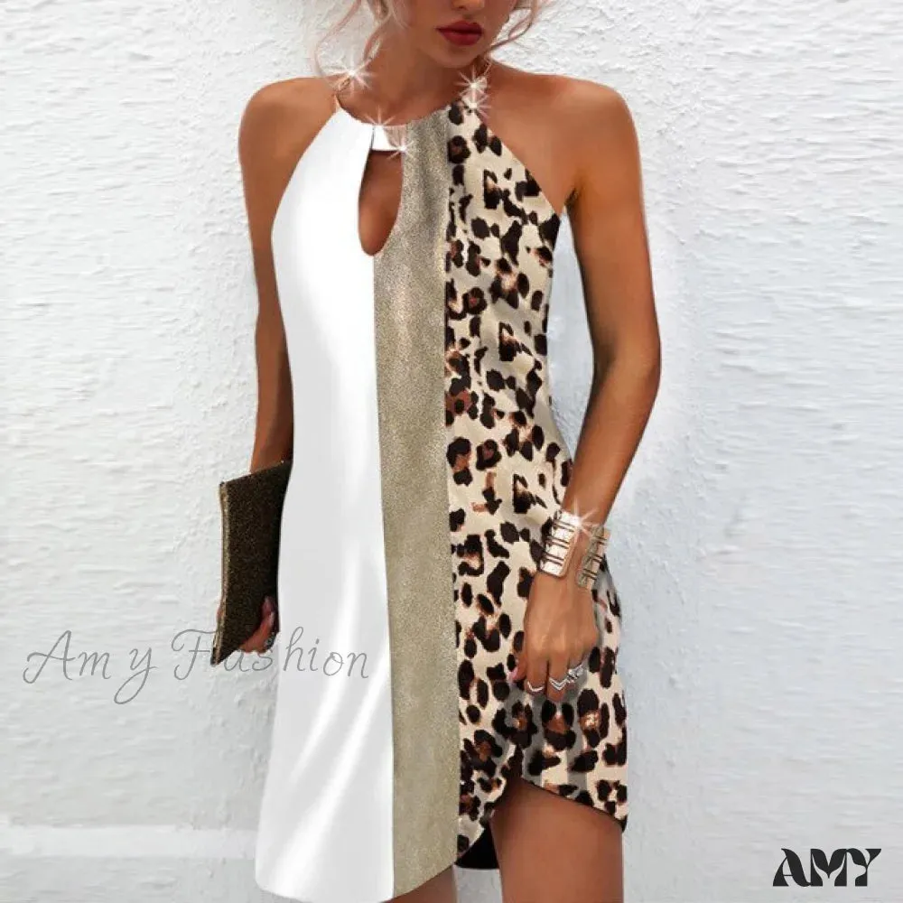 Amy Fashion - Elegant Backless Sleeveless Dress