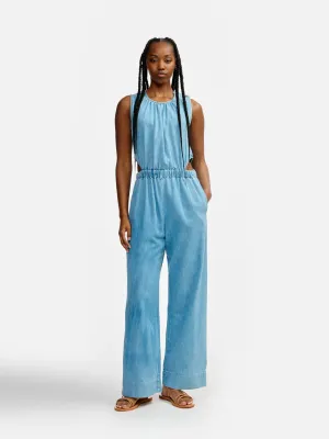 Bellerose Papaye Jumpsuit Blue Beach