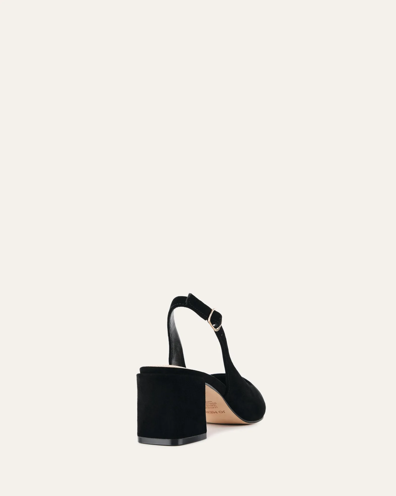 CARA LOW HEELS BLACK SUEDE