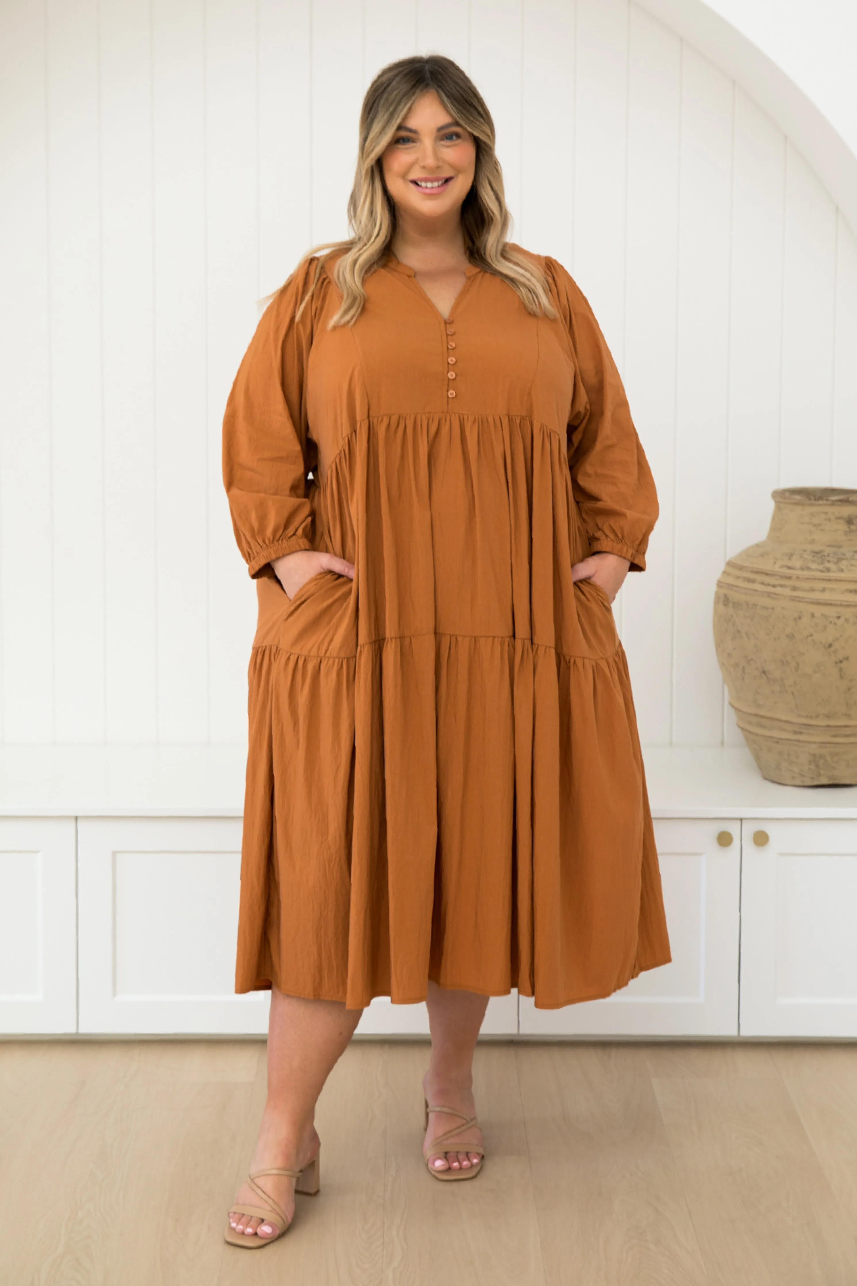 Charlie Dress in Butterscotch