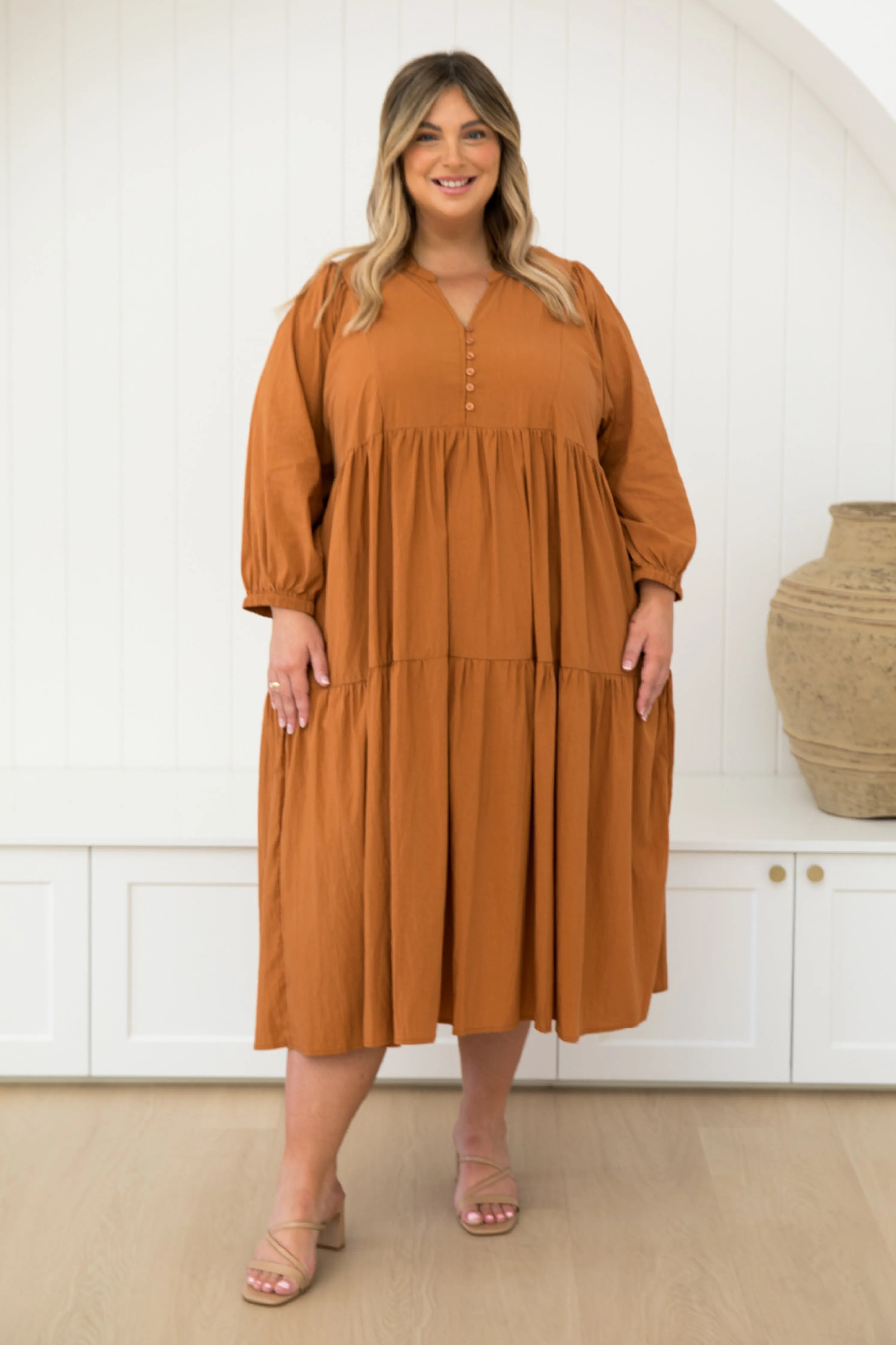 Charlie Dress in Butterscotch