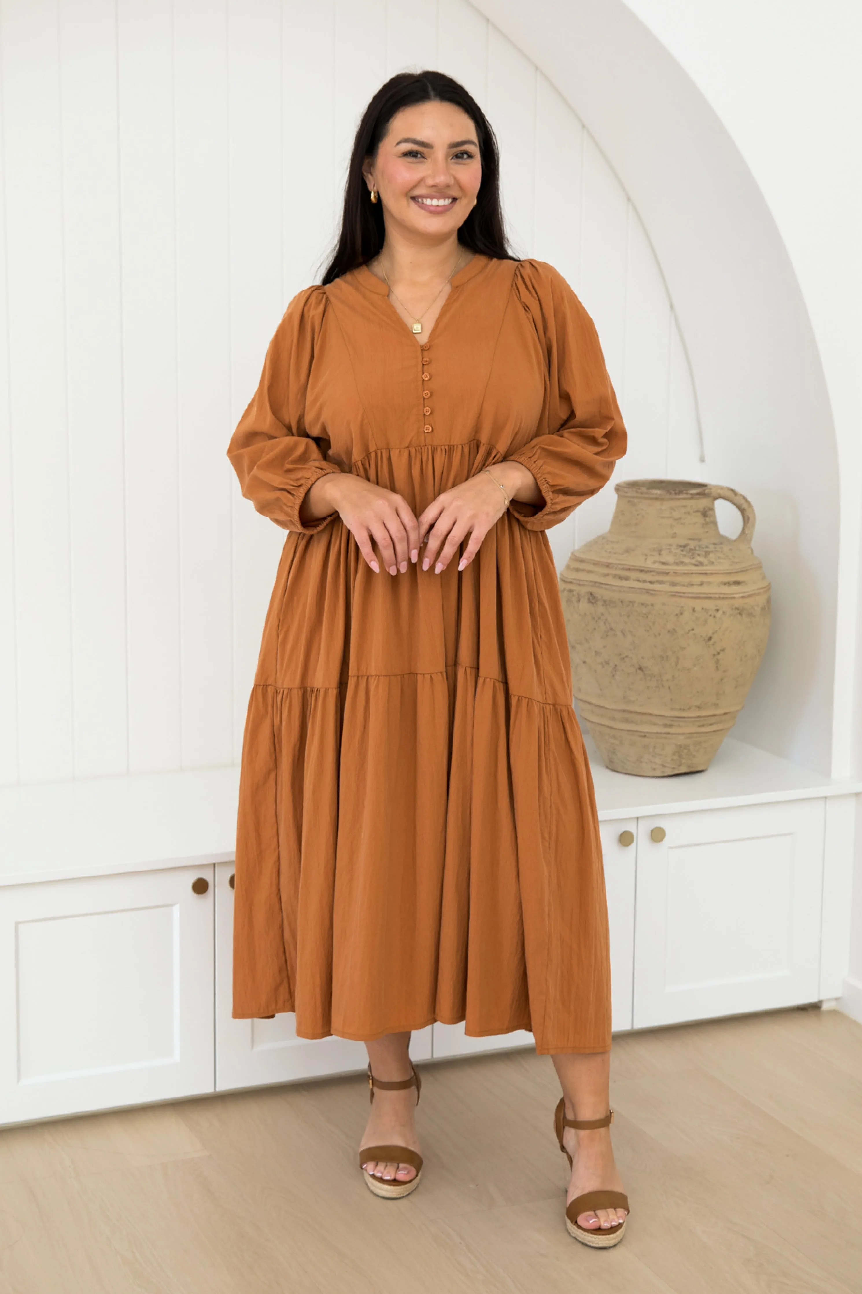 Charlie Dress in Butterscotch