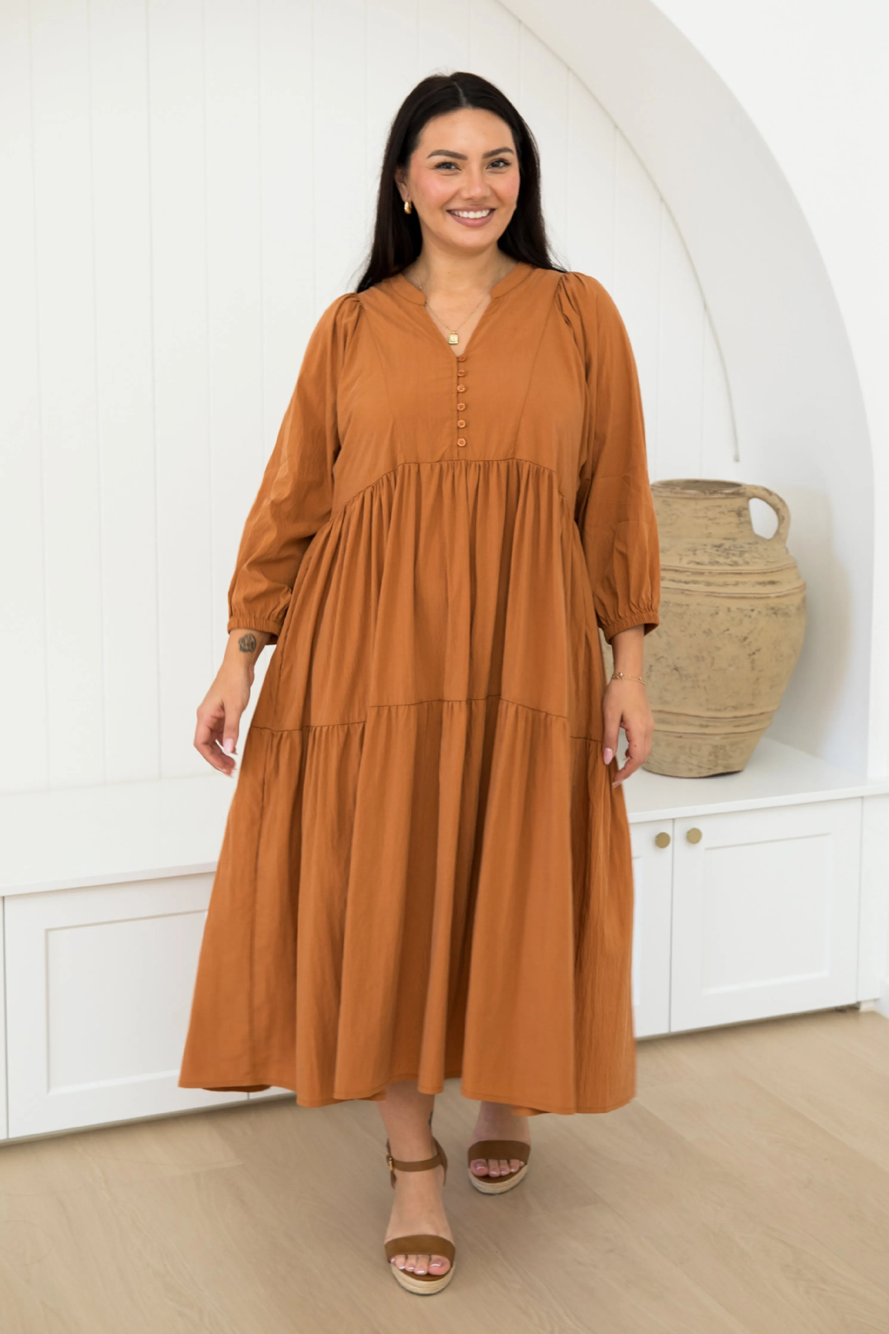 Charlie Dress in Butterscotch