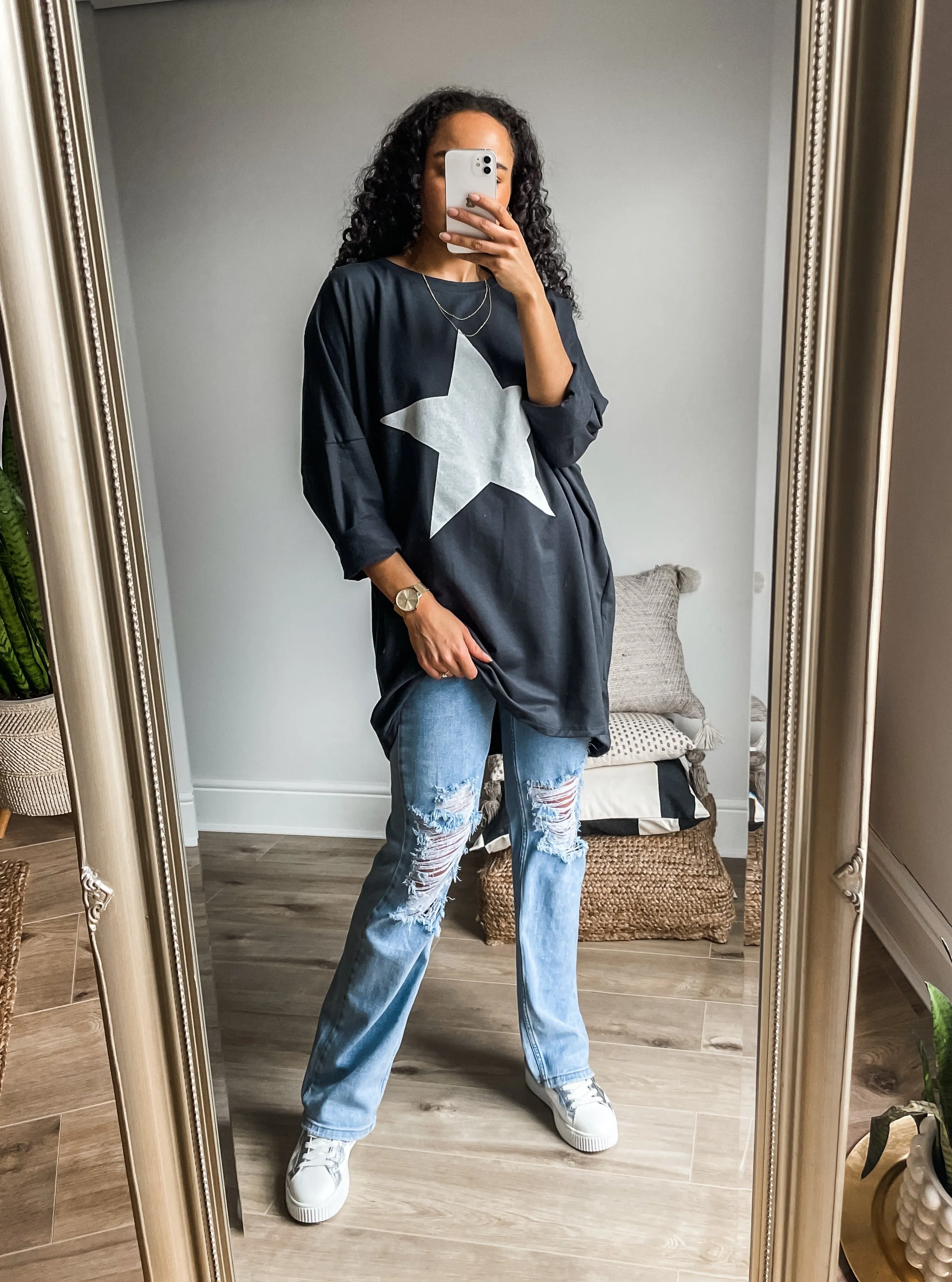 Everyday Star Sweat Tunic