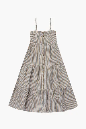 Girls Dress Rylee   Cru Maxi Nautical Stripe