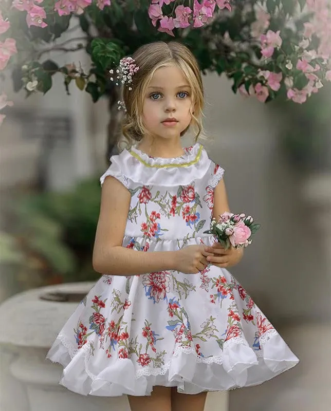 Girls Swing Flared Cap Sleeve Dress - ONLY 4 LEFT !!!