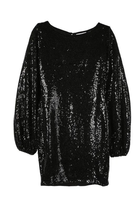 Gisele Sequin mini dress