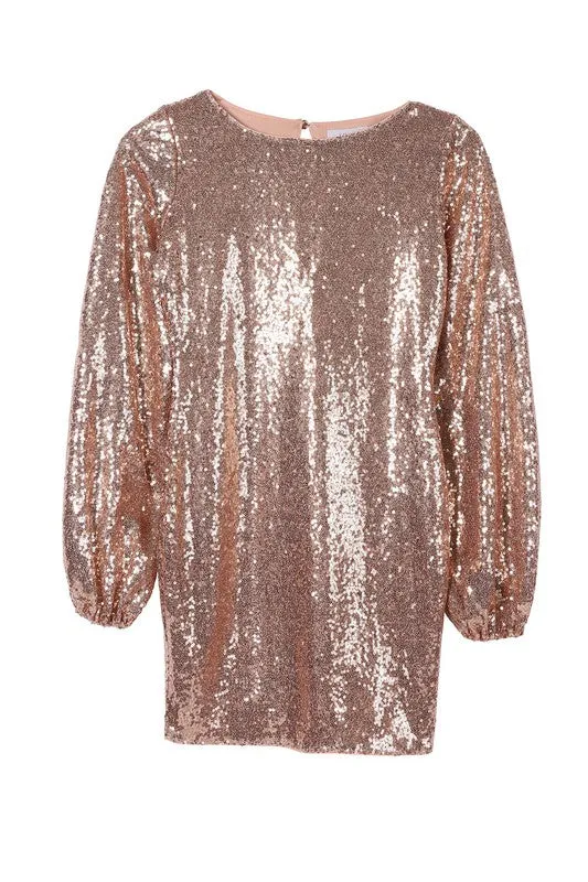 Gisele Sequin mini dress