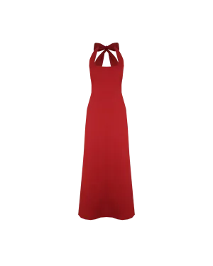 JULES HALTER MAXI DRESS SANGRIA