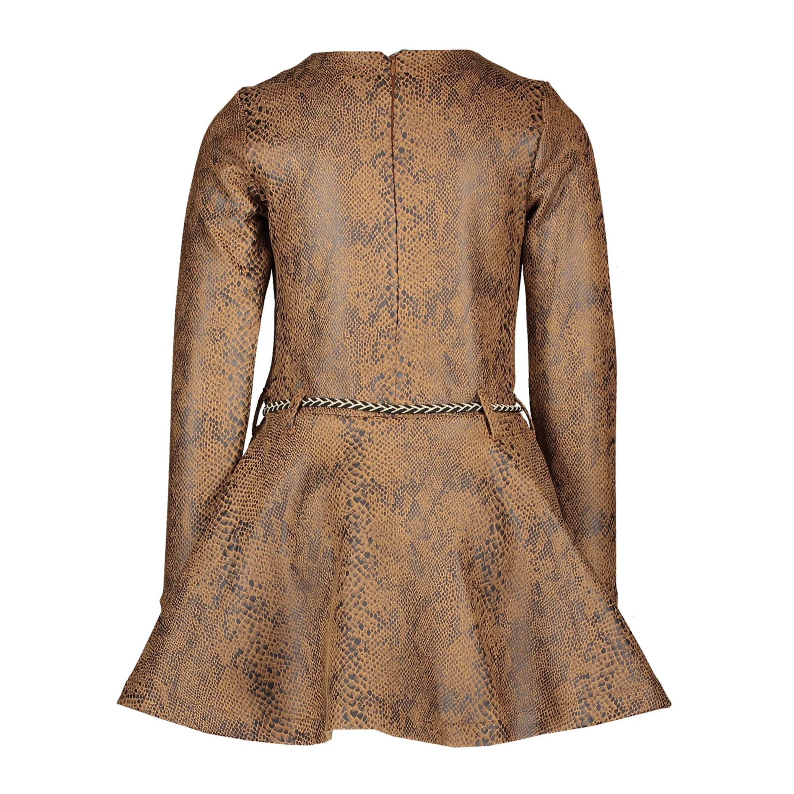 Le Chic Brown Snakeskin Dress