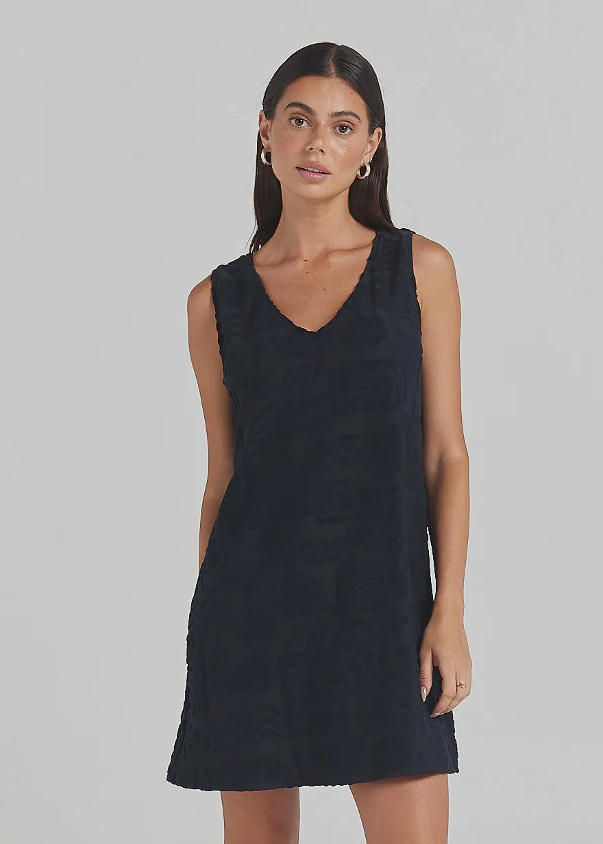 Mai Tai V Tunic Dress - Black