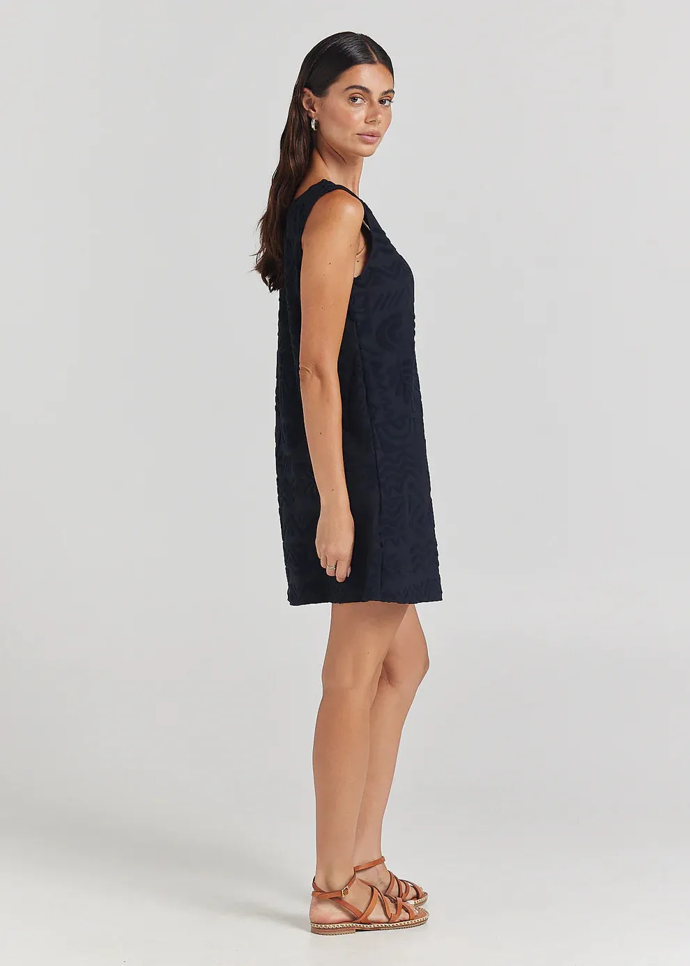 Mai Tai V Tunic Dress - Black