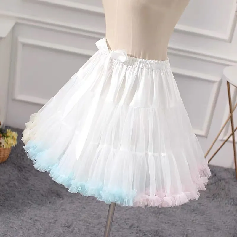 Marshmallow Cloud bustles puff skirt