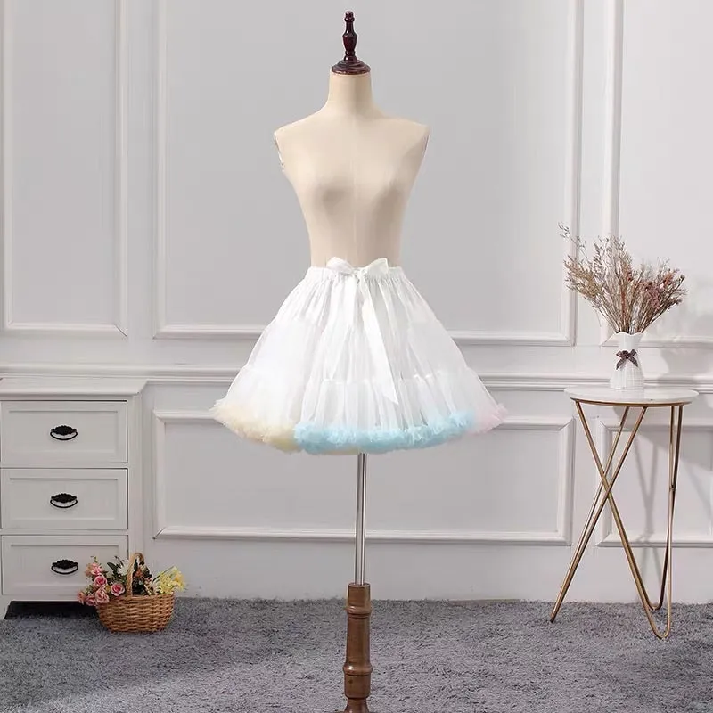 Marshmallow Cloud bustles puff skirt