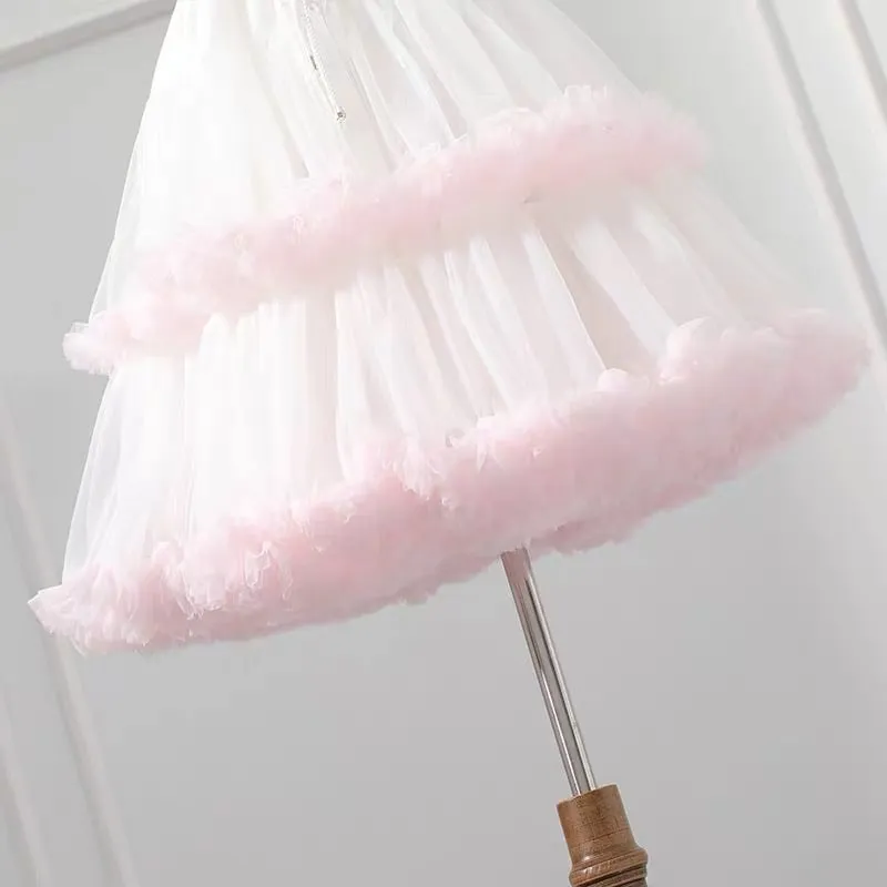 Marshmallow Cloud bustles puff skirt