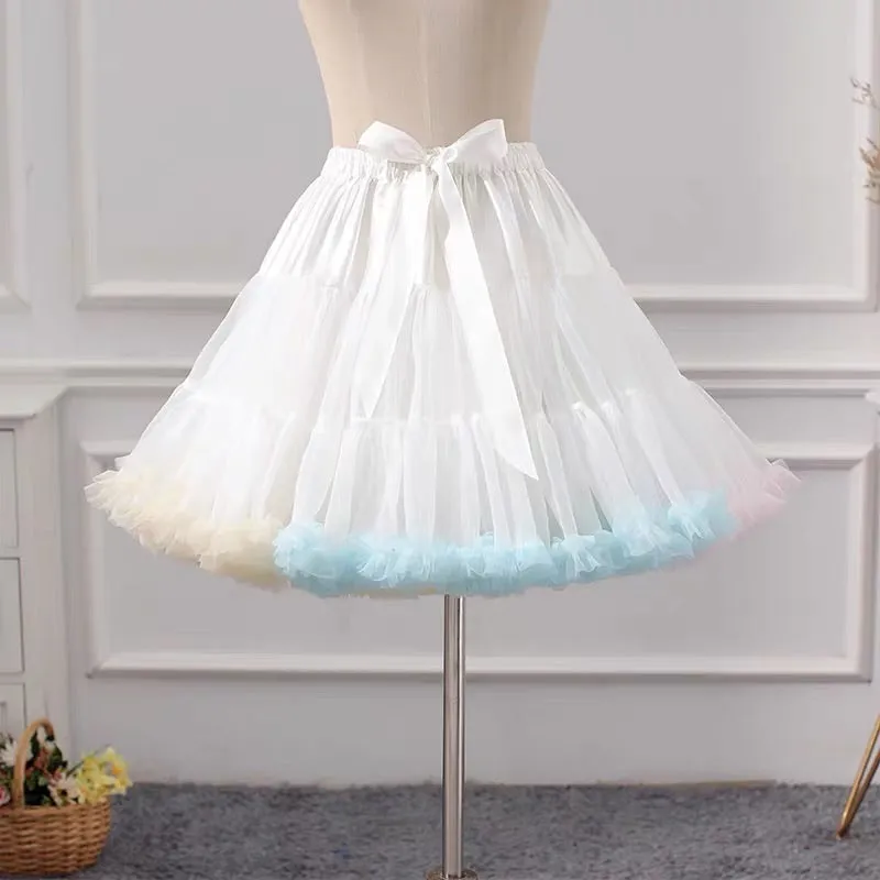 Marshmallow Cloud bustles puff skirt