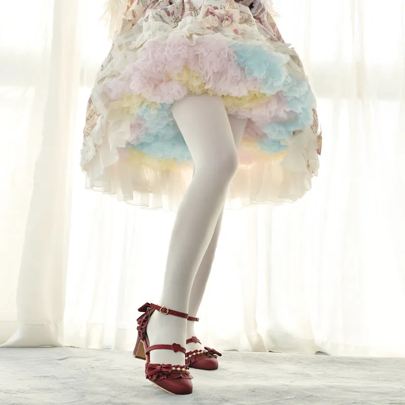 Marshmallow Cloud bustles puff skirt