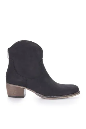 Nubuck Love Zip Boot - Black