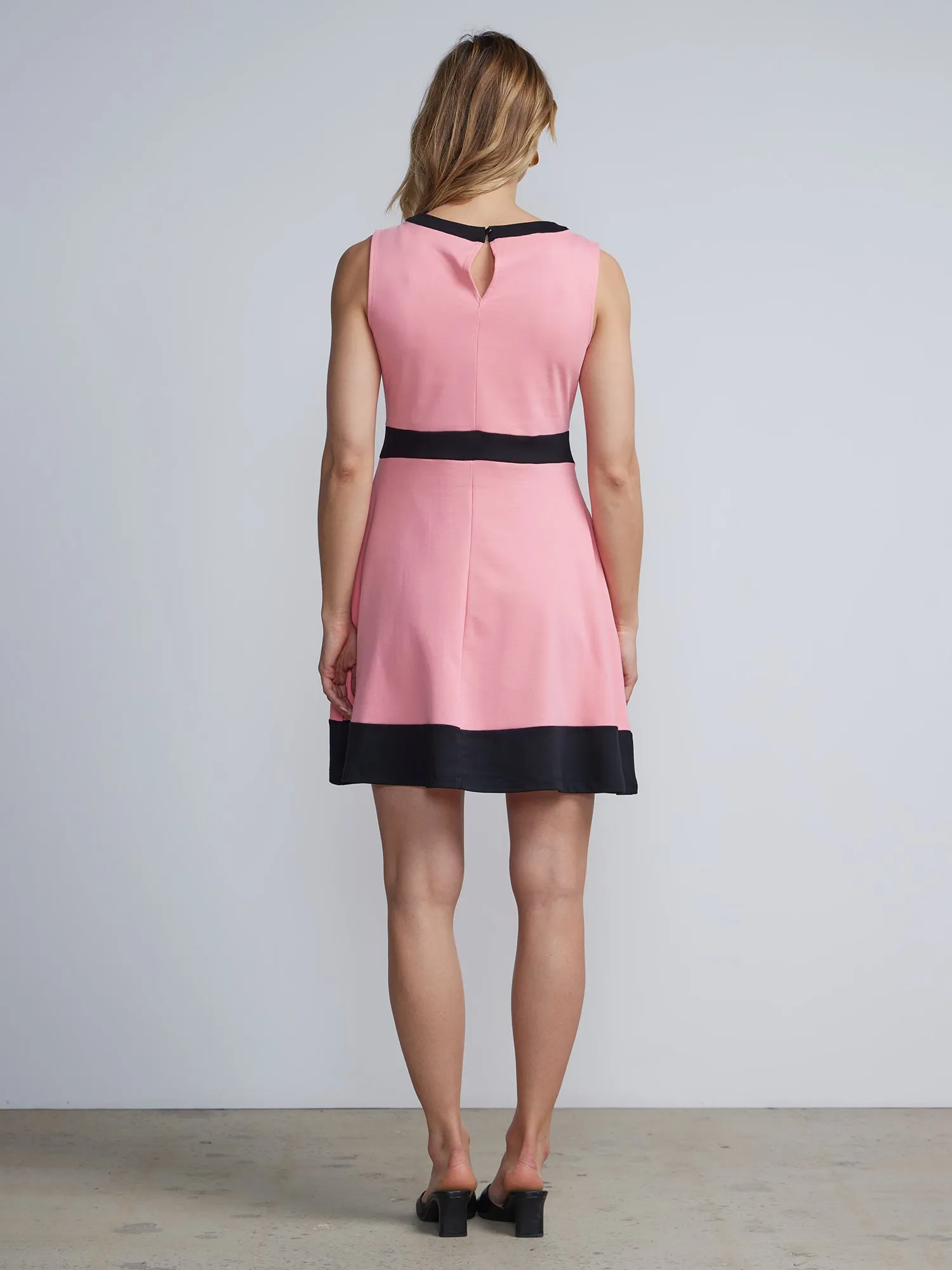 Piped Flare Dress - City Knits