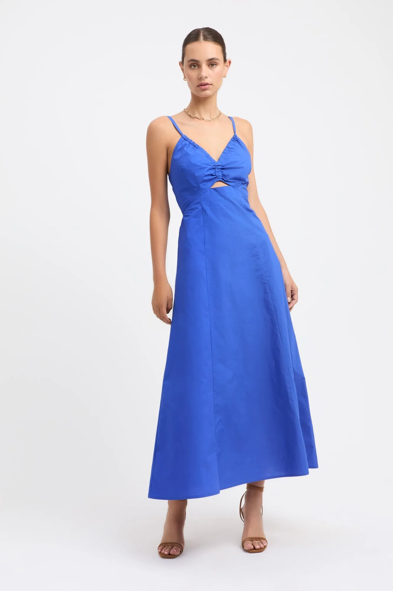 Poplin Halter Dress