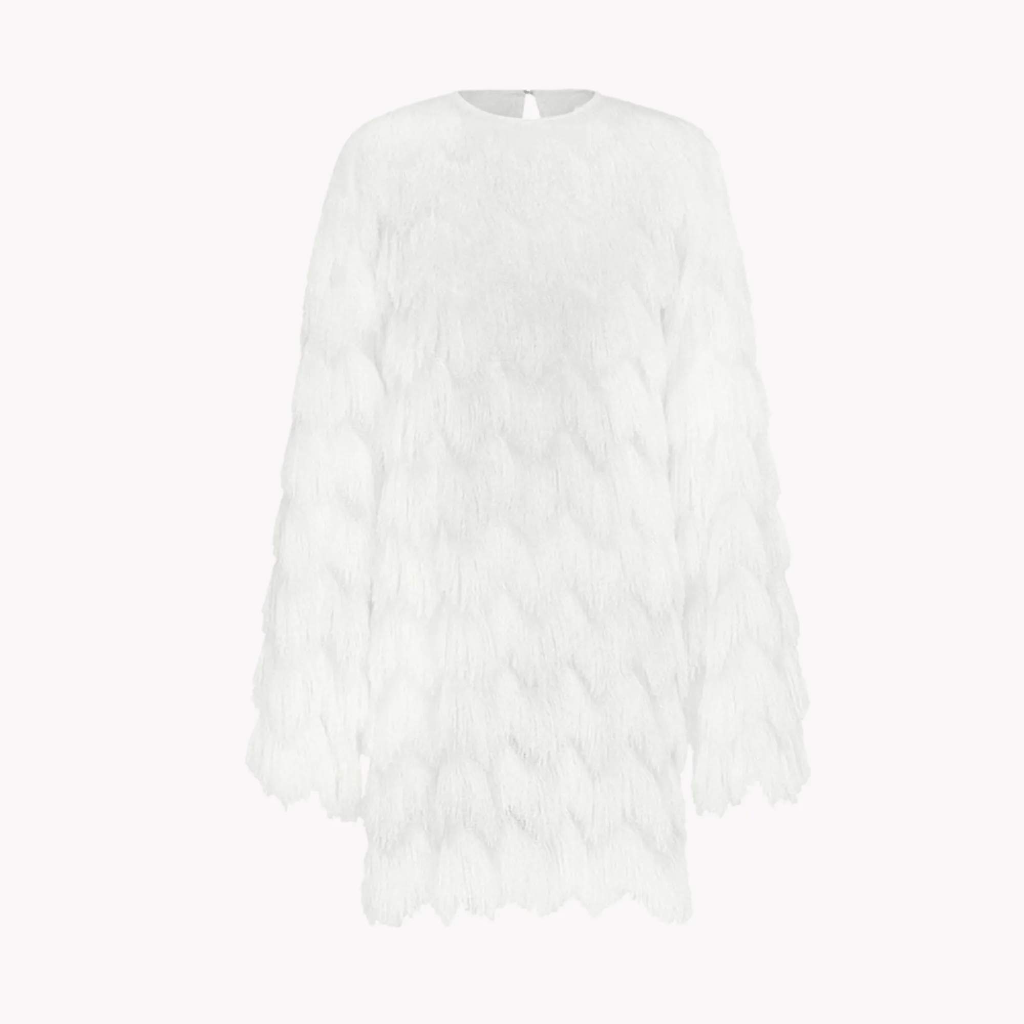 Pre Order:  Fringed Pullover Loose Fit Dress