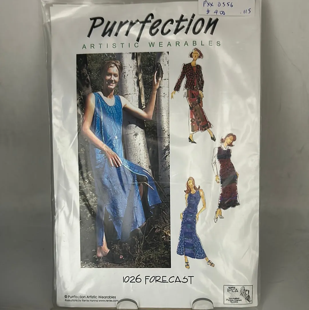 Purrfection Artistic Wearables Pattern, Dresses, Jacket (PXX0556)