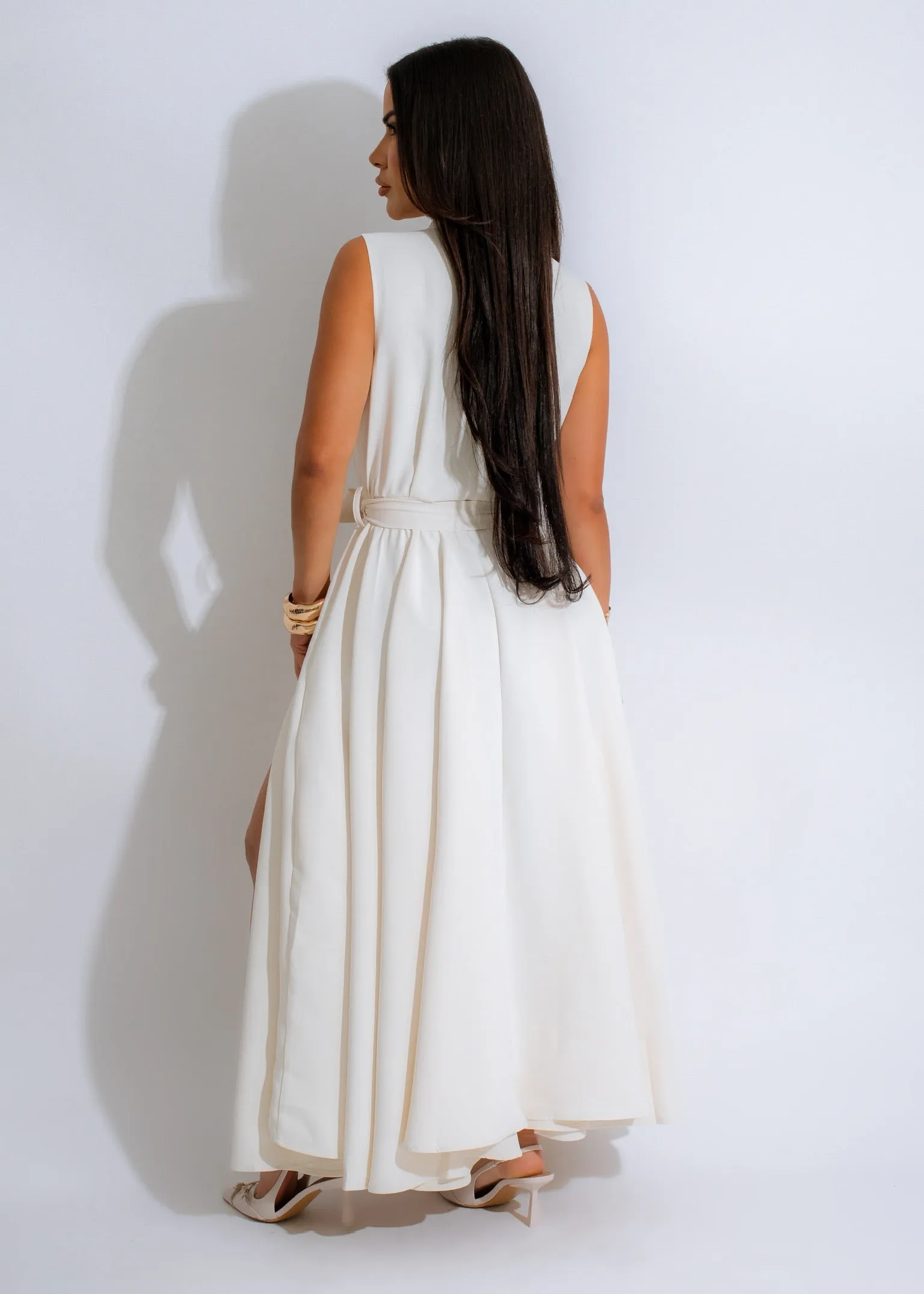 Ready For Love Maxi Dress Nude