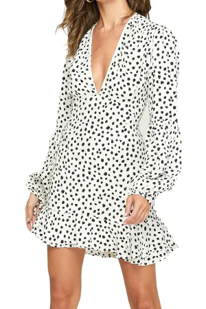 Rue Stiic WOMENS ROMEO MINI DRESS PEBBLES - NOIR