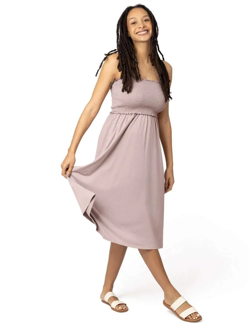 Sienna Smocked Nursing & Maternity Dress