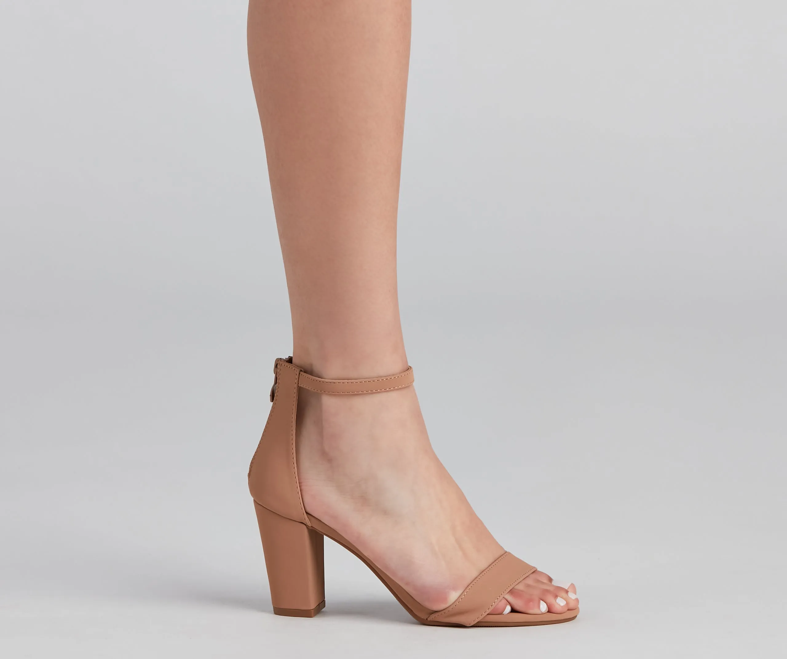 Smooth And Sleek Block Heels