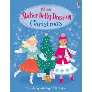 Usborne sticker dolly dressing Christmas sticker book