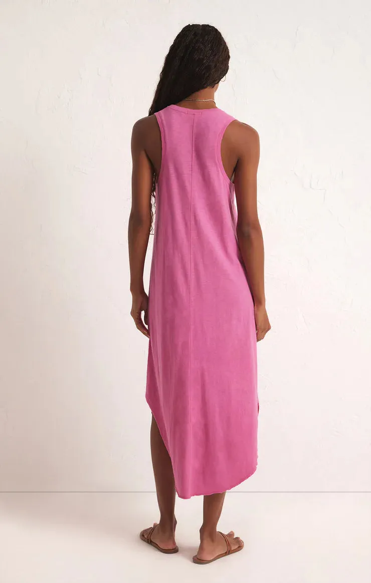 Z Supply Reverie Slub  Dress | Sea Pine, Heartbreaker Pink, Putty