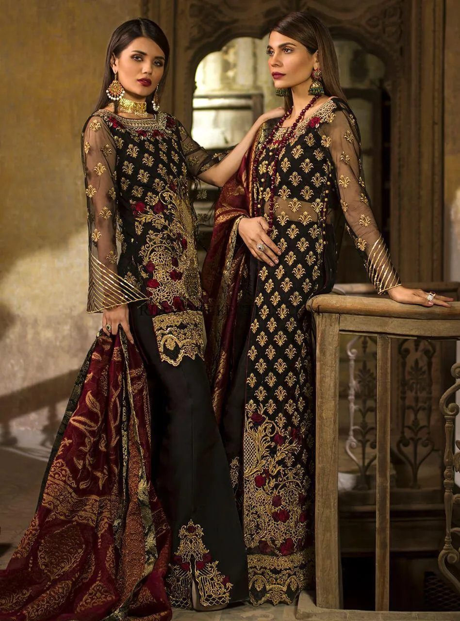 Zainab Chotani ZC-5289 Unstitched Pure Chiffon Collection Embroidered Two Piece